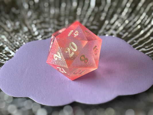 Pink Lemonade Oversized D20