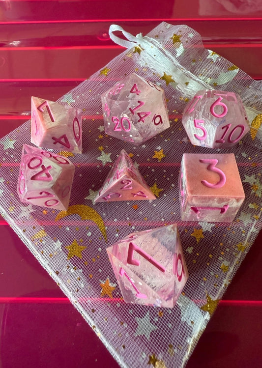 Pink Petri Pour 7pc Set