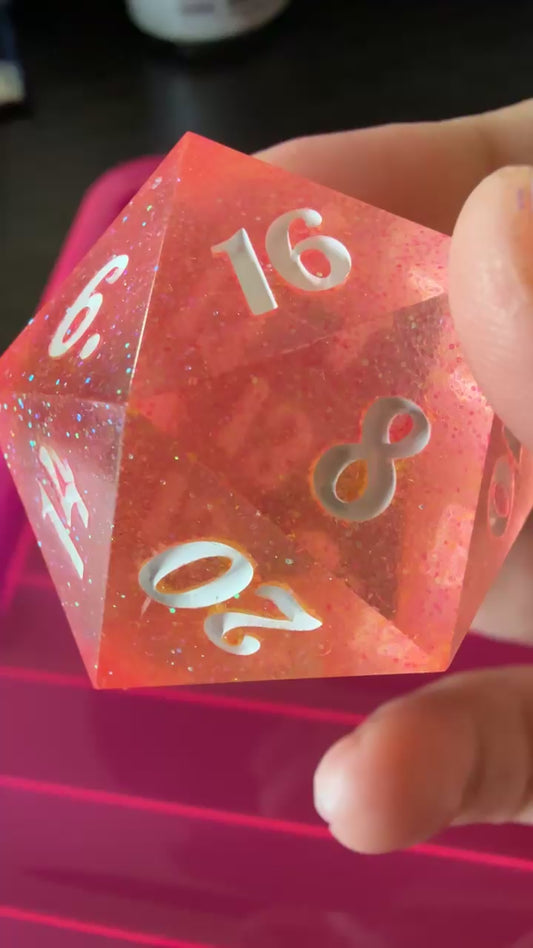 Pink Lemonade Oversized D20